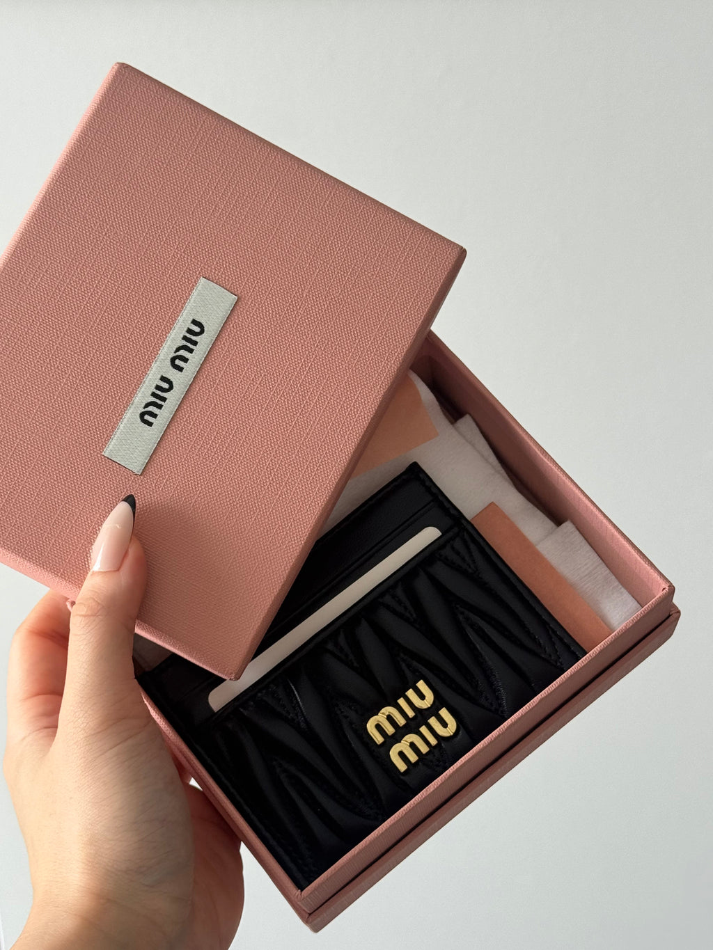 MIU Matelasse Card Holder