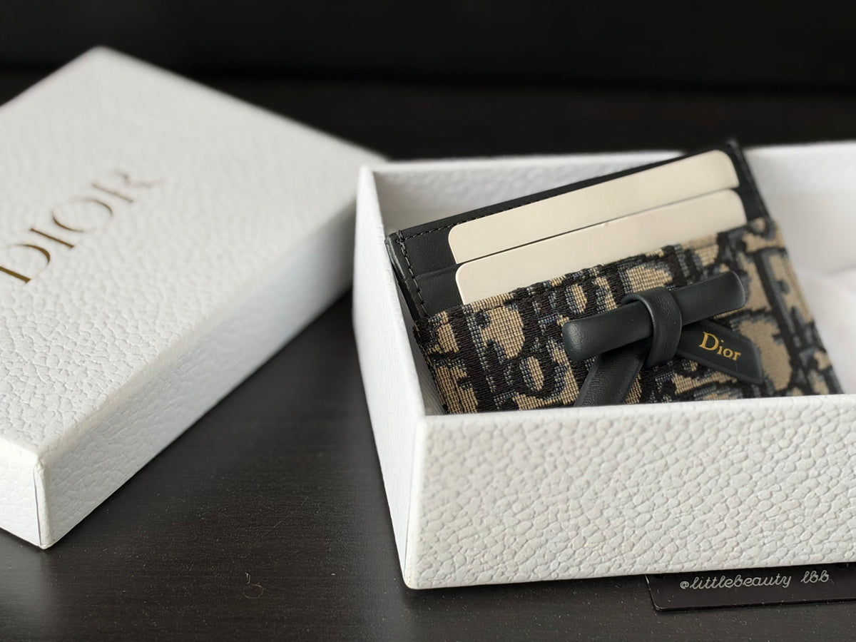 Dior Freesia Card Holder in Signature