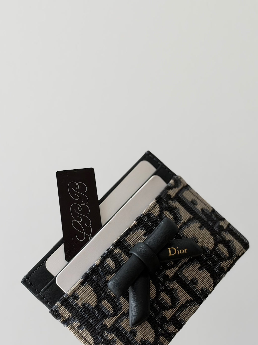 Dior Freesia Card Holder in Signature