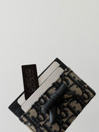 Dior Freesia Card Holder in Signature