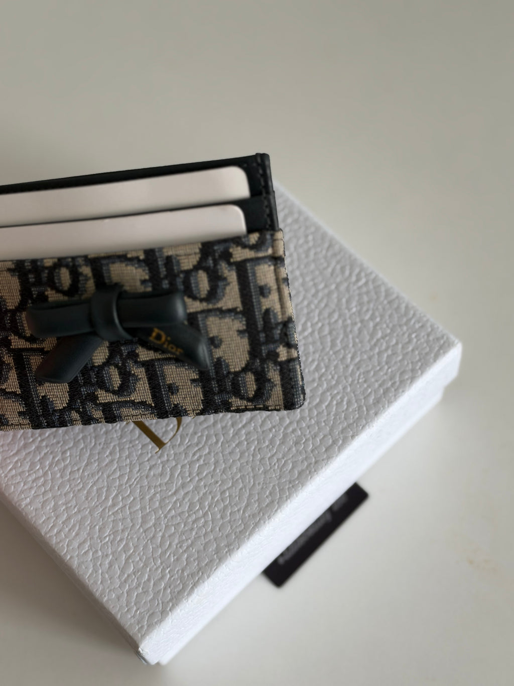Dior Freesia Card Holder in Signature