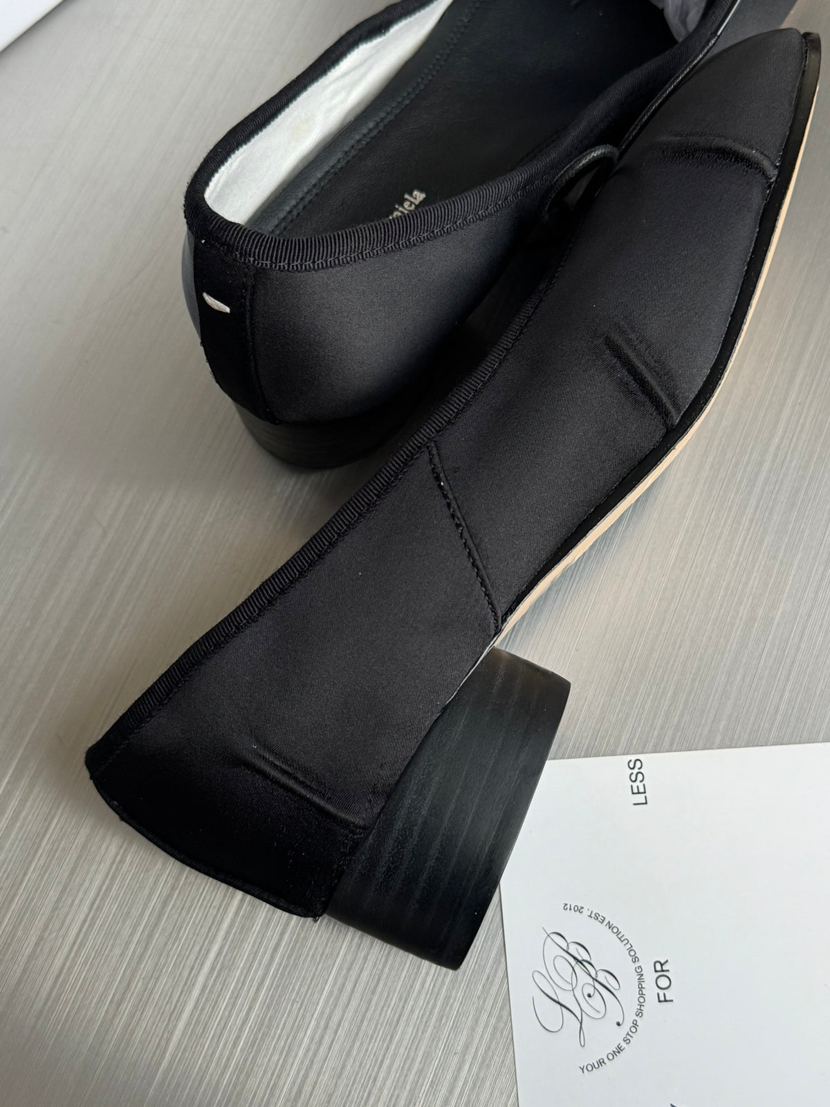 MM Satin Tabi Flats and Heels
