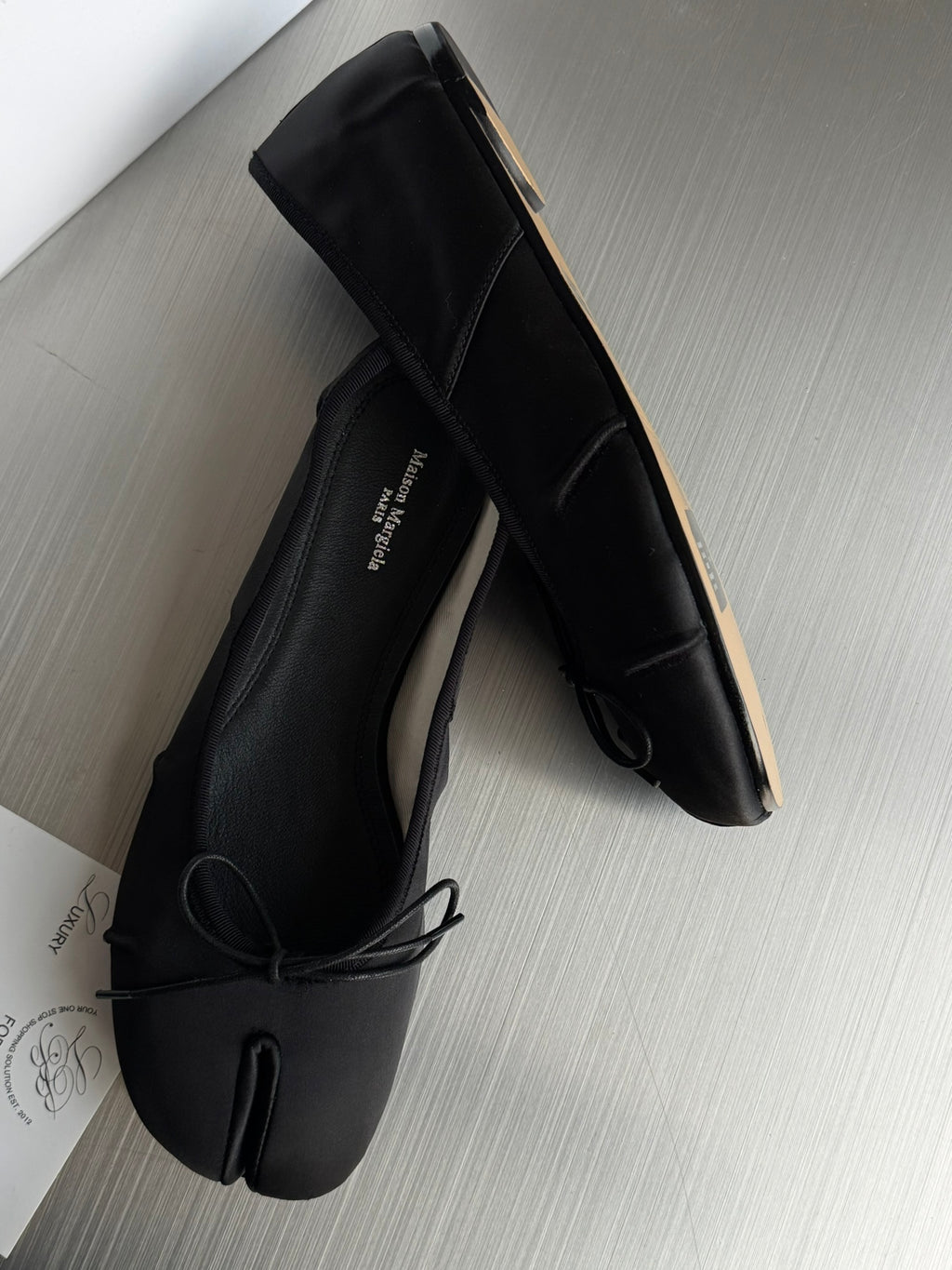 MM Satin Tabi Flats and Heels