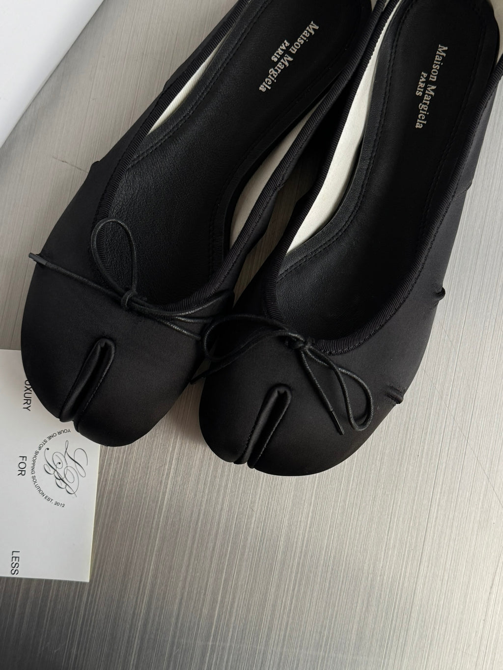 MM Satin Tabi Flats and Heels