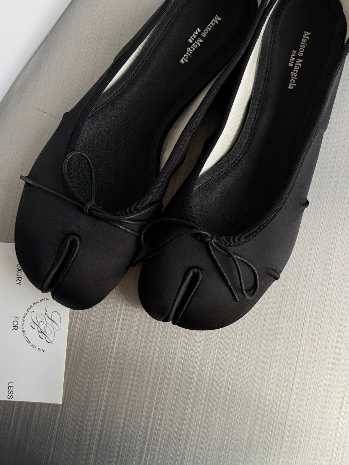 MM Satin Tabi Flats and Heels