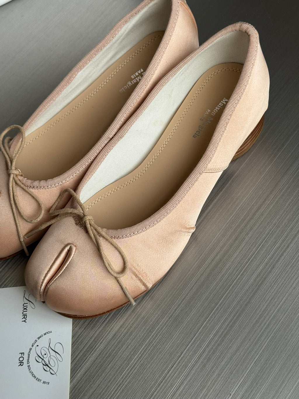 MM Satin Tabi Flats and Heels