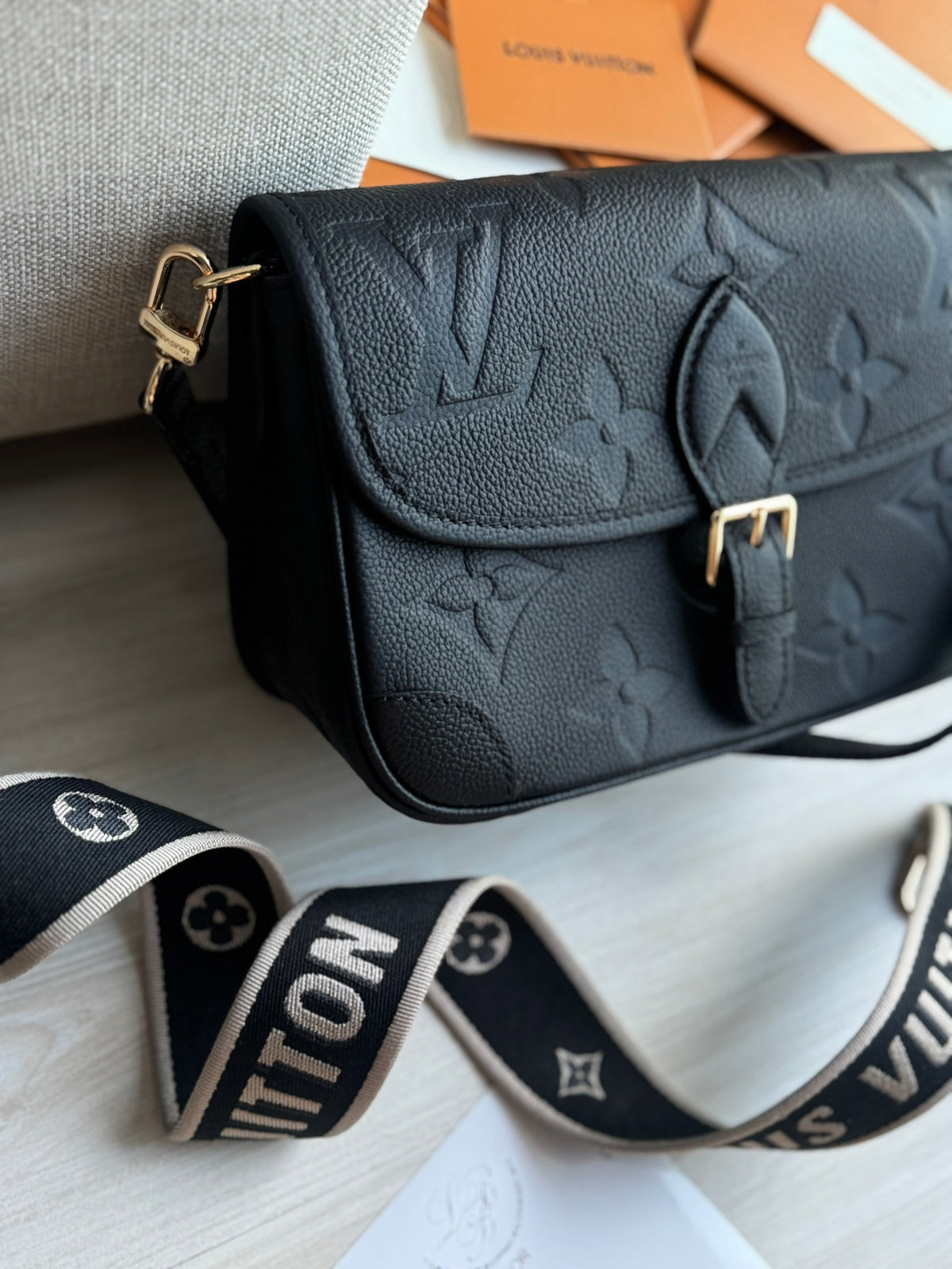 Diane in Empreinte Leather