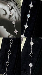 VCA Bracelet - silver colourways, detail collage